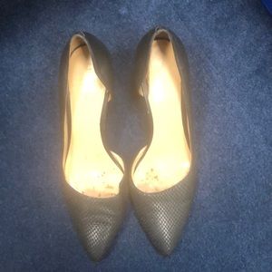 Cole haan snake embossed d’orsay pumps